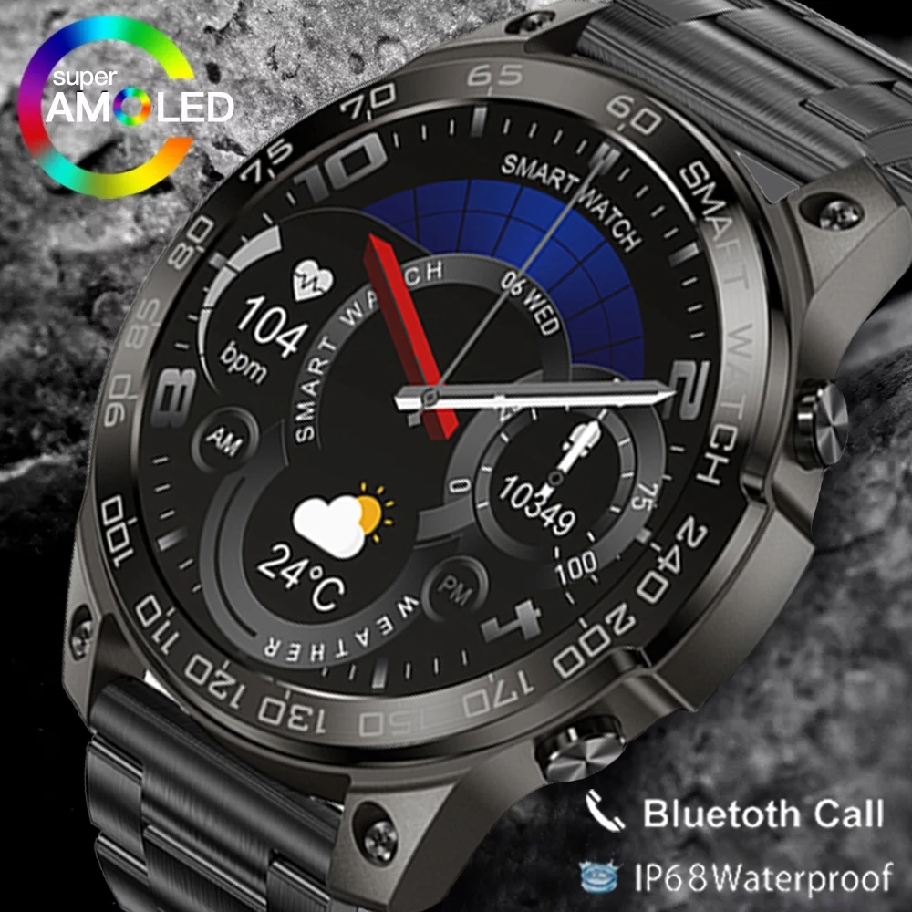 1.43 Palcový Amoled HD Displej 400Mah Batérie Smartwatch NFC Smart Hodinky Mužov Bluetooth Hovor IP68 Nepremokavé Športové Hodinky pre Xiao