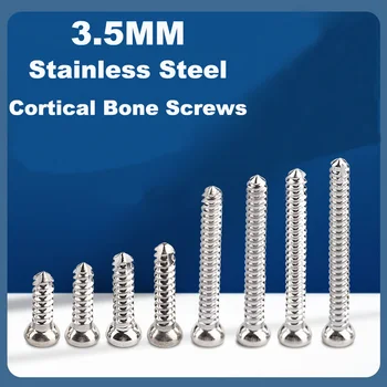 3,5 MM z nehrdzavejúcej ocele samorezných skrutiek pre malé zviera ortopedické nástroje z Nehrdzavejúcej ocele šesťhrannou skrutky