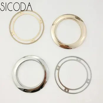SICODA 4pcs vysoko kvalitného KOVU silver/gold zliatiny očko okrúhle tlačidlo oblečenie príslušenstvo kožená taška shose príslušenstvo