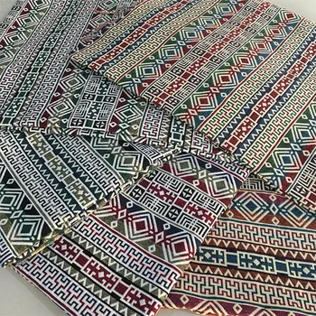 NF34 100*148cm Nové Geometrické Vzory Priadze-farbené Žakárové Tkaniny Vankúš Zahŕňa Kreatívne Domáce Textilné Tkaniny Pre Šitie