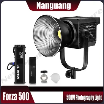 Nanlite Forza 500 500W LED Svetlo na Fotografovanie Lampy, osvetlenie KLASU 5600K Denné svetlo pre vonkajšie Video Film Svetlo Vyplniť Svetla Reflektorov,