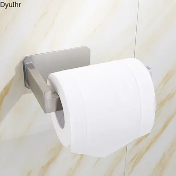 Samolepiace tkaniva držiteľ kuchyňa a kúpeľňa punch-free roll papiera držiak tvorivé wc toaletný papier držiak DyuIhr