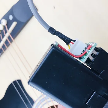 Gitara Predzosilňovač Pickup, 3 pásmový EQ, Ekvalizér Systém Digitálneho Vyzdvihnutie Tuner s LCD Displejom pre Akustické Gitary