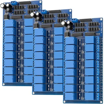 3 X 16-Relé Modul 12 V S Optocoupler Low-Level Spúšť, Kompatibilné S Pre Arduino