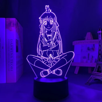 Anime Led Svetlo Ovocie Kôš Tohru Honda pre Spálňa Decor Nočné Svetlo Darček k Narodeninám detská Izba 3d Stolná Lampa Manga Ovocie Košík