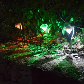 LED Solárne Svetlo / Svetlo Diamond ShapeWaterproof Žiarovka Led Solárne Svetlo vonkajšie Nehrdzavejúcej Záhrada / Street/ Trávniku/Pozemné Svetlo