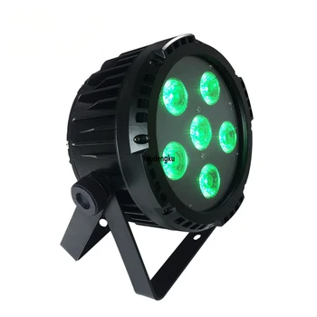 10pcs DJ Vybavenie 6x18W RGBAW UV Bezdrôtový WIFI DMX Vodotesný LED Batérie Par IP65 LED Fáze Svetlo
