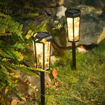 LED Vonkajšie Nepremokavé Slnečné Svetlo Záhradné Dekorácie Víla Garland Smart Light Indukčné Ovládanie Plot Trávnik Krajiny Solárne Lampy