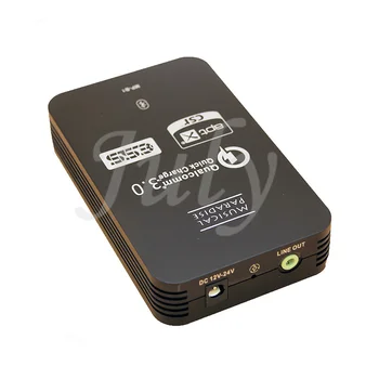 Domov auto CS8675 Bluetooth 5.0 dekódovanie APTX-HD LDAC prijímač, DAC QC3.0 dual port fast charge