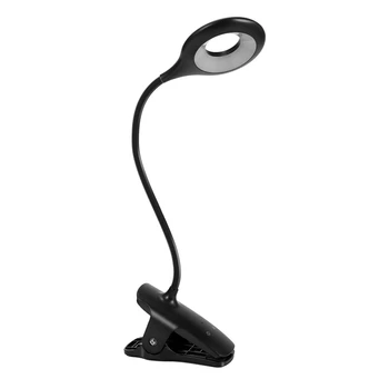 AT35 Lampa na Čítanie Posteľ Svorka Svetlo, 36 LED Objímka Lampa, USB Nabíjateľné Knihy Lampa S 5 Farebná Teplota, Touch-Control
