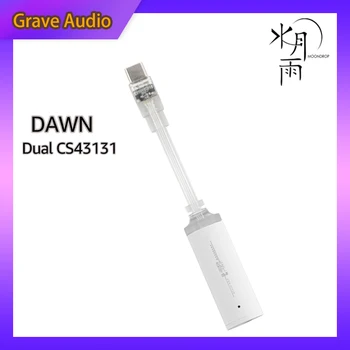 Moondrop DAWN Dual CS43131 Čip HIFI Prenosné Vyvážené slúchadlový zosilňovač ZOSILŇOVAČ dekodér mini USB DAC AMP 4.4 mm vyvážené sa dať
