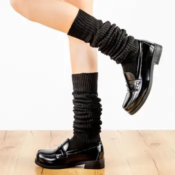150/180 cm Dlhé Ponožky dámske Leg Warmers Pletené Teplé Nohy Kryt Zimné Háčkovanie Čierne Ponožky Boot Teplejšie Dámy Putá Nohu Au G0X0
