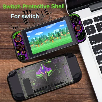 NintendoSwitch Prípade Dockable Ochranný obal, Tvrdá Koža Odnímateľný Rozliata Pokrytie Pokožky ochranný Kryt Nintendo Prepínač NS Konzoly Joycon